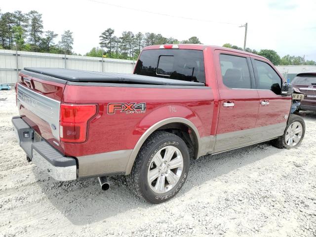 1FTEW1E45KFD08559 - 2019 FORD F150 SUPERCREW RED photo 3