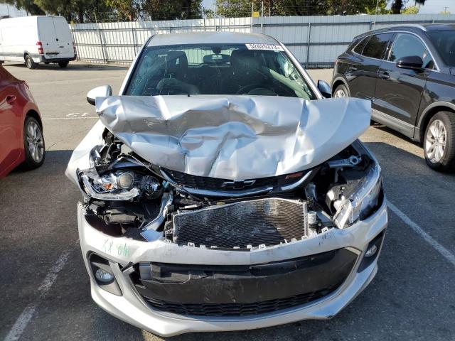 1G1JD6SBXL4139634 - 2020 CHEVROLET SONIC LT SILVER photo 5