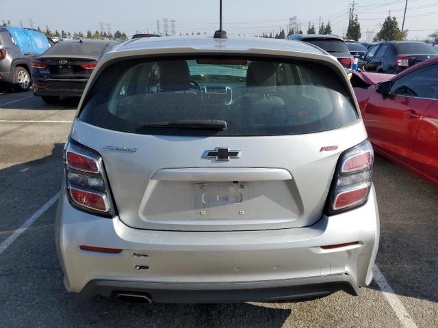 1G1JD6SBXL4139634 - 2020 CHEVROLET SONIC LT SILVER photo 6