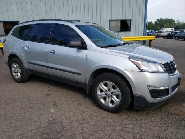 1GNKVFKD9FJ348130 - 2015 CHEVROLET TRAVERSE LS SILVER photo 4