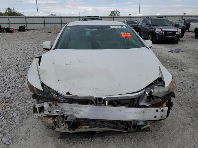 19XFB2F54CE065738 - 2012 HONDA CIVIC LX WHITE photo 5