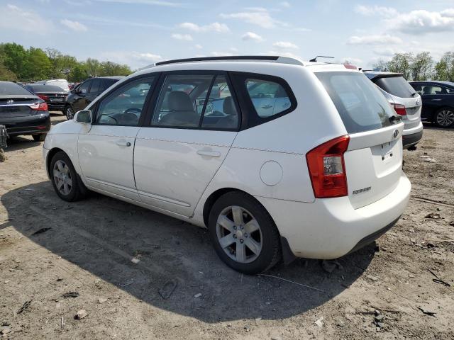 KNAFG525677037810 - 2007 KIA RONDO BASE WHITE photo 2