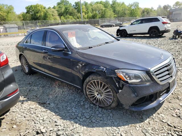 WDDUG8GB4LA515719 - 2020 MERCEDES-BENZ S 560 4MATIC BLUE photo 4