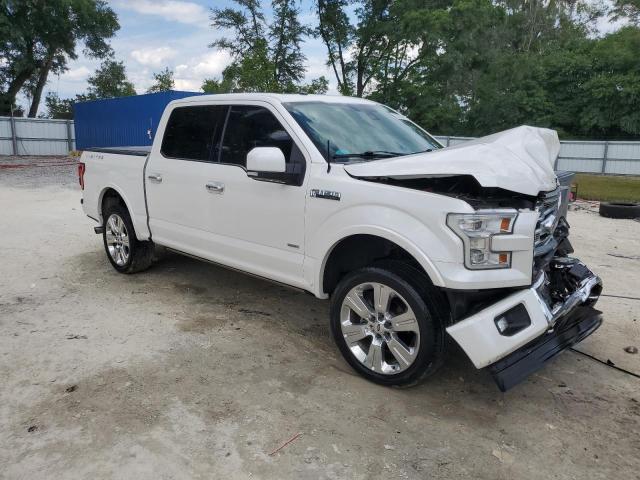 1FTEW1EG5HFB39372 - 2017 FORD F150 SUPERCREW WHITE photo 4