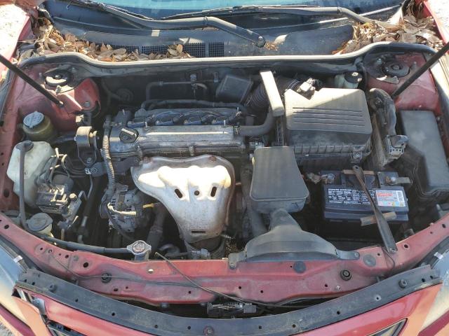 4T1BE46K97U019459 - 2007 TOYOTA CAMRY CE RED photo 11