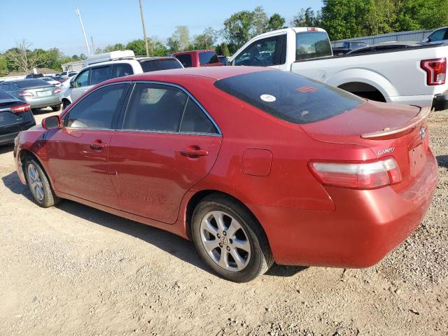 4T1BE46K97U019459 - 2007 TOYOTA CAMRY CE RED photo 2