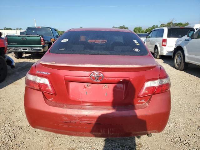4T1BE46K97U019459 - 2007 TOYOTA CAMRY CE RED photo 6
