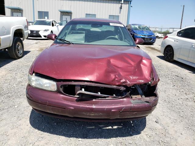 2G4WY55J7Y1257928 - 2000 BUICK CENTURY LIMITED MAROON photo 5