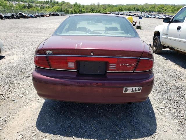 2G4WY55J7Y1257928 - 2000 BUICK CENTURY LIMITED MAROON photo 6