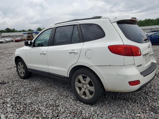 5NMSH13E17H110399 - 2007 HYUNDAI SANTA FE SE WHITE photo 2