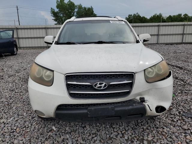 5NMSH13E17H110399 - 2007 HYUNDAI SANTA FE SE WHITE photo 5