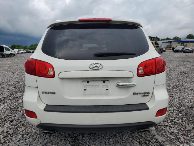 5NMSH13E17H110399 - 2007 HYUNDAI SANTA FE SE WHITE photo 6