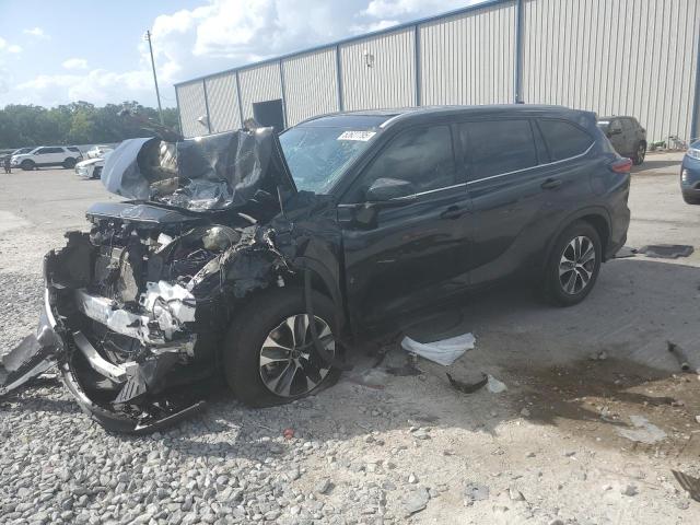 5TDHZRAHXNS554247 - 2022 TOYOTA HIGHLANDER XLE BLACK photo 1