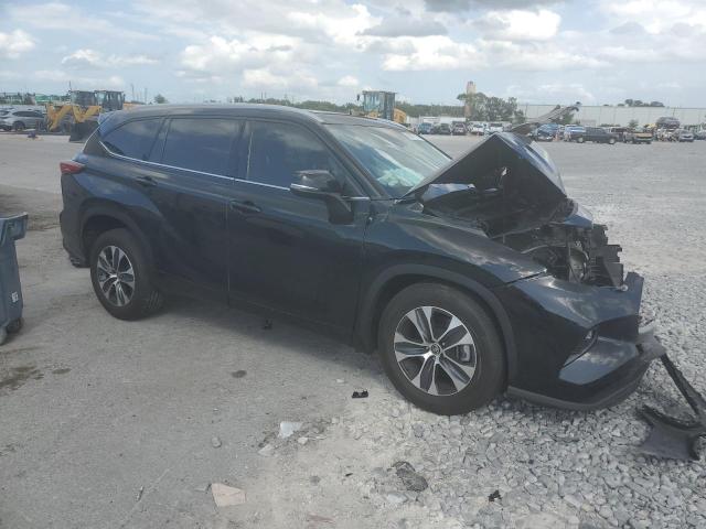 5TDHZRAHXNS554247 - 2022 TOYOTA HIGHLANDER XLE BLACK photo 4