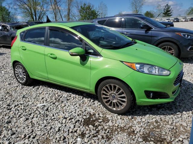 3FADP4FJ3EM114184 - 2014 FORD FIESTA TITANIUM GREEN photo 4