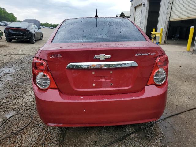 1G1JC5SH9C4161576 - 2012 CHEVROLET SONIC LT RED photo 6