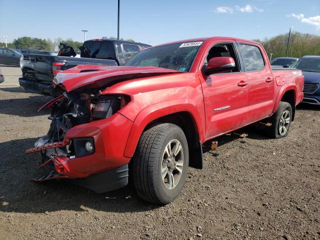 3TMCZ5AN1GM030822 - 2016 TOYOTA TACOMA DOUBLE CAB RED photo 1