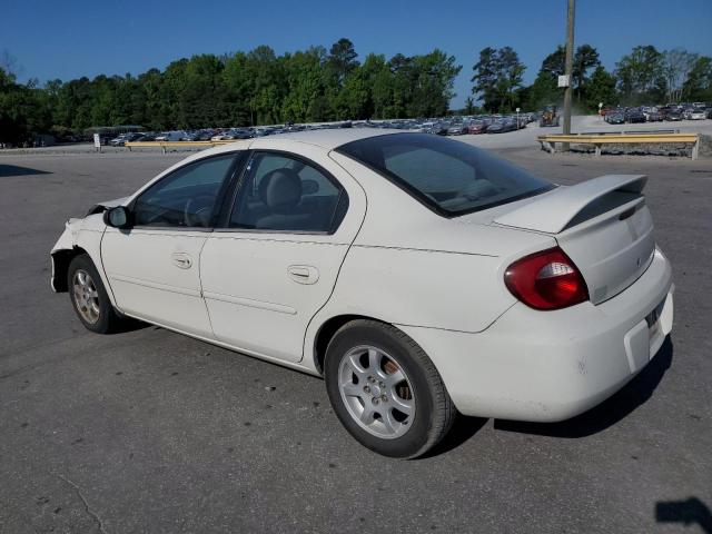 1B3ES56C65D174994 - 2005 DODGE NEON SXT WHITE photo 2