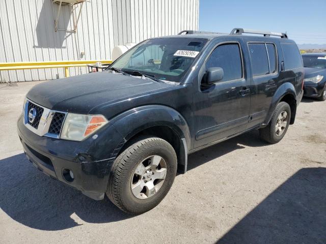 5N1AR18U75C783391 - 2005 NISSAN PATHFINDER LE BLACK photo 1