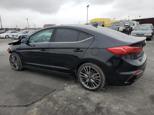 KMHD04LB3JU455100 - 2018 HYUNDAI ELANTRA SPORT BLACK photo 2