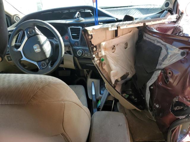 19XFB2F86FE086296 - 2015 HONDA CIVIC EX BURGUNDY photo 8