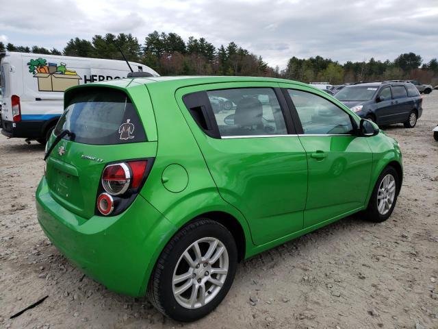 1G1JC6SH2F4112715 - 2015 CHEVROLET SONIC LT GREEN photo 3