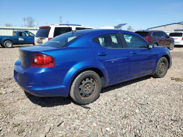 1C3CDZAB5EN182962 - 2014 DODGE AVENGER SE BLUE photo 3