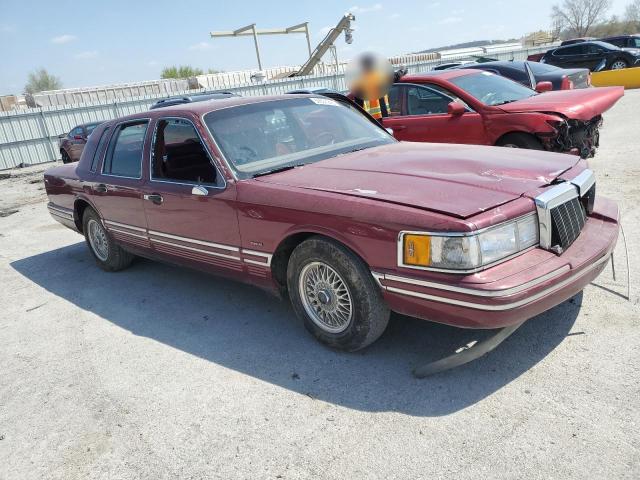 1LNCM81W8MY721365 - 1991 LINCOLN TOWN CAR EXECUTIVE RED photo 4