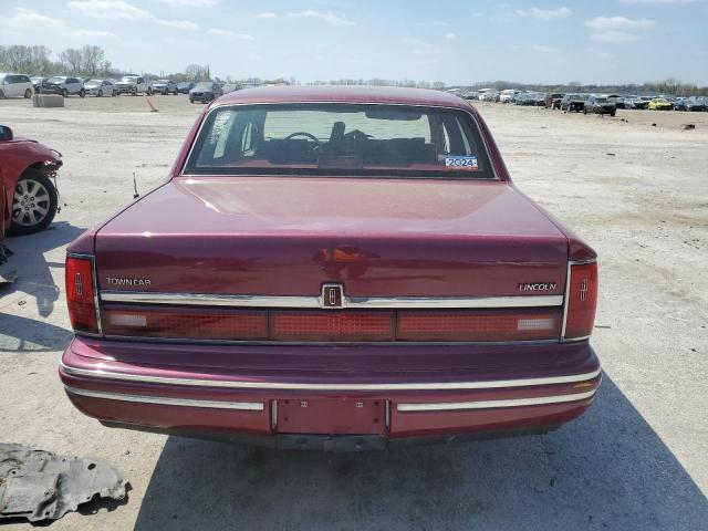 1LNCM81W8MY721365 - 1991 LINCOLN TOWN CAR EXECUTIVE RED photo 6