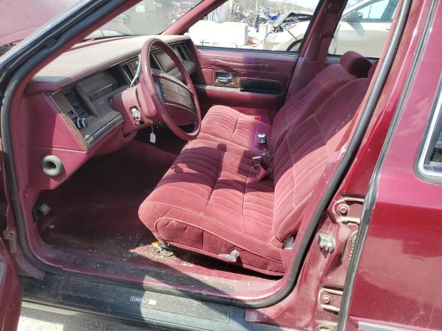 1LNCM81W8MY721365 - 1991 LINCOLN TOWN CAR EXECUTIVE RED photo 7