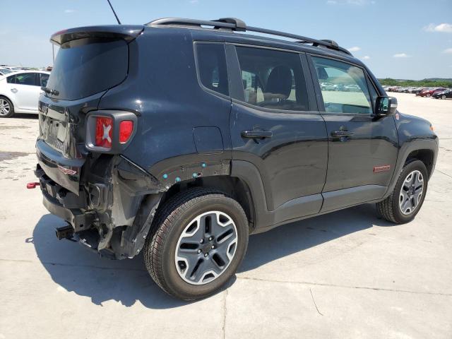 ZACCJBCB2HPF92266 - 2017 JEEP RENEGADE TRAILHAWK BLACK photo 3