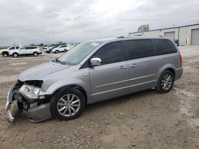 2C4RC1CG7ER470505 - 2014 CHRYSLER TOWN & COU TOURING L SILVER photo 1