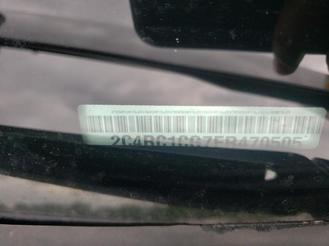 2C4RC1CG7ER470505 - 2014 CHRYSLER TOWN & COU TOURING L SILVER photo 13