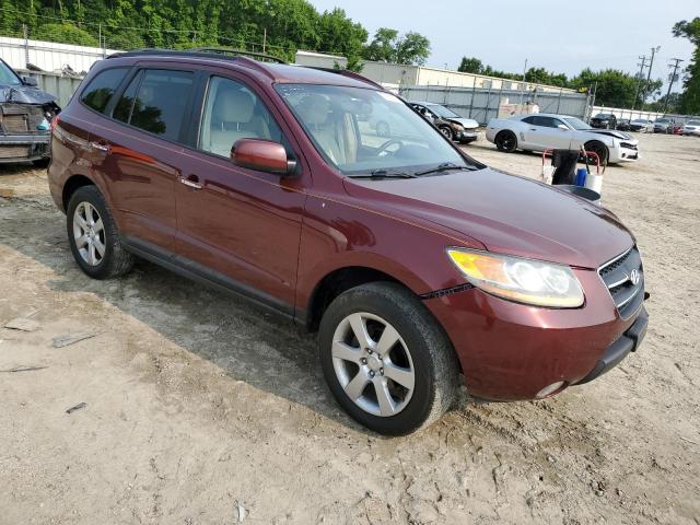 5NMSH13E29H313014 - 2009 HYUNDAI SANTA FE SE BURGUNDY photo 4