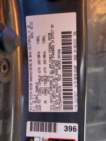 3TMCZ5AN9PM576154 - 2023 TOYOTA TACOMA DOUBLE CAB Grau Foto 12