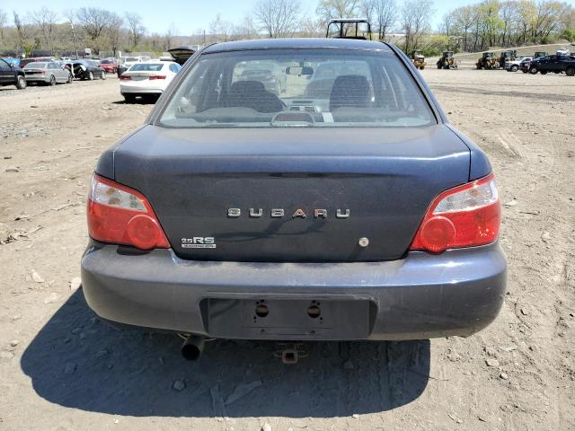 JF1GD67595H524995 - 2005 SUBARU IMPREZA RS BLUE photo 6