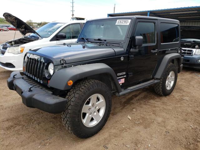 1C4AJWAG4CL171630 - 2012 JEEP WRANGLER SPORT BLACK photo 1