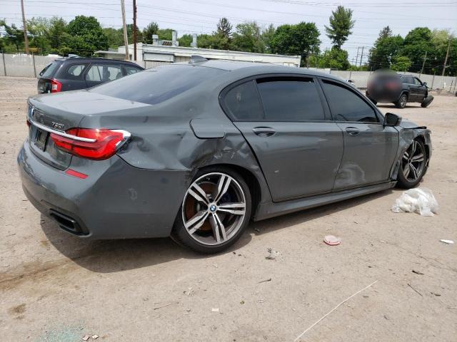 WBA7F2C53JG423998 - 2018 BMW 750 XI GRAY photo 3