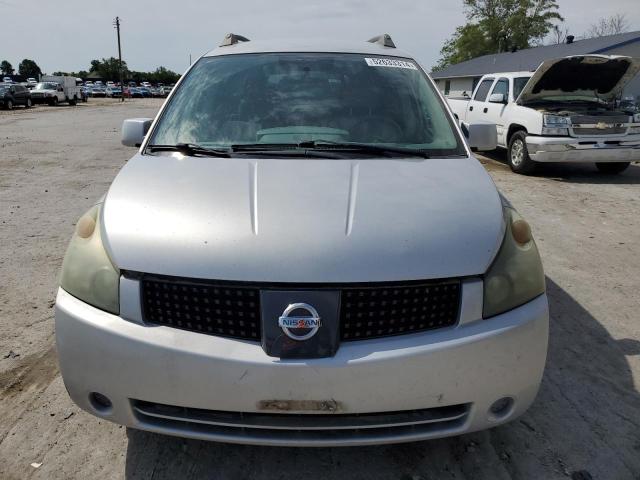 5N1BV28U15N105956 - 2005 NISSAN QUEST S SILVER photo 5