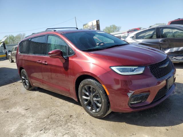 2C4RC1BG3MR534927 - 2021 CHRYSLER PACIFICA TOURING L 栗色 照片 4