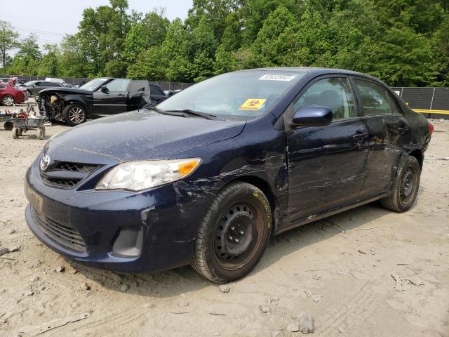 2T1BU4EE0CC834935 - 2012 TOYOTA COROLLA BASE BLUE photo 1