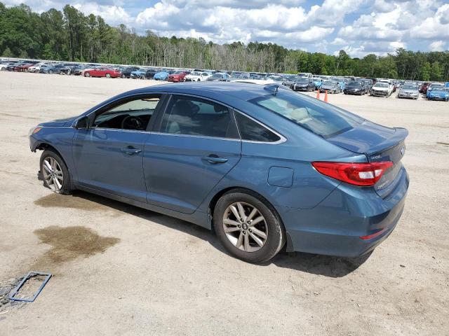 5NPE24AF7HH482703 - 2017 HYUNDAI SONATA SE BLUE photo 2