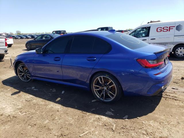 3MW5U9J03M8C04474 - 2021 BMW M340XI BLUE photo 2