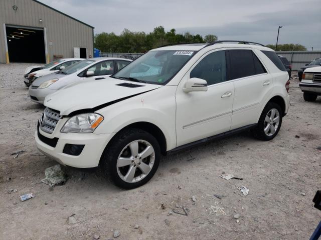 4JGBB8GB6BA718542 - 2011 MERCEDES-BENZ ML 350 4MATIC WHITE photo 1