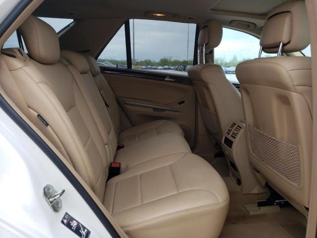 4JGBB8GB6BA718542 - 2011 MERCEDES-BENZ ML 350 4MATIC WHITE photo 11
