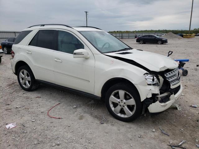 4JGBB8GB6BA718542 - 2011 MERCEDES-BENZ ML 350 4MATIC WHITE photo 4
