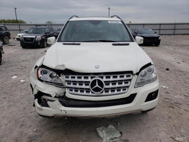 4JGBB8GB6BA718542 - 2011 MERCEDES-BENZ ML 350 4MATIC WHITE photo 5