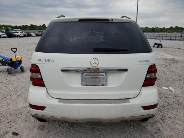4JGBB8GB6BA718542 - 2011 MERCEDES-BENZ ML 350 4MATIC WHITE photo 6