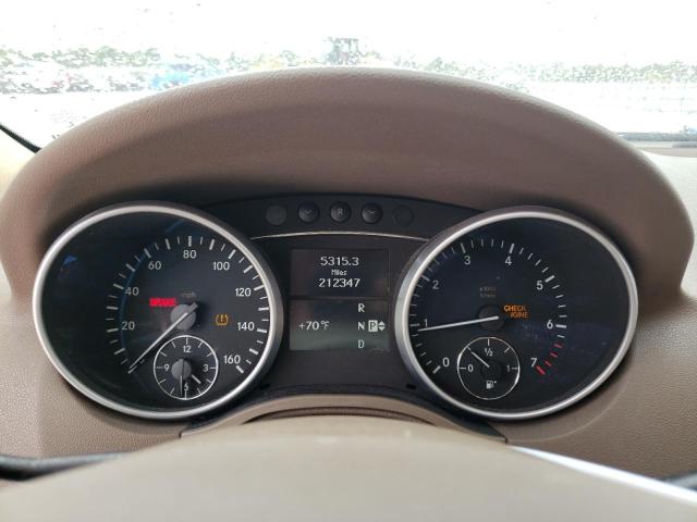 4JGBB8GB6BA718542 - 2011 MERCEDES-BENZ ML 350 4MATIC WHITE photo 9