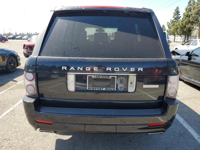 SALMP1E44CA365075 - 2012 LAND ROVER RANGE ROVE AUTOBIOGRAPHY BLACK photo 6